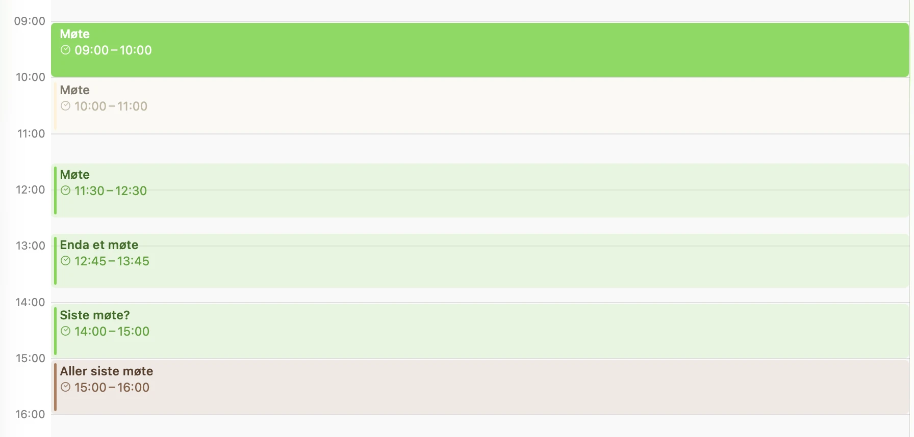 Brennhet dag med back-to-back møter